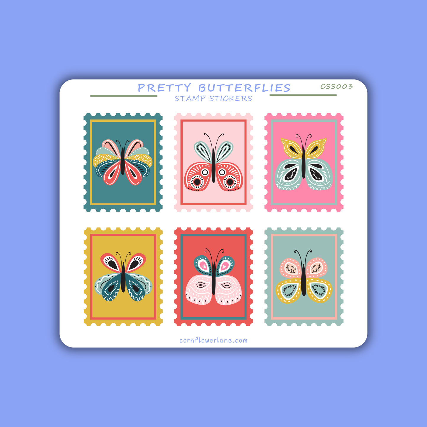 Stamp Stickers - Cottagecore Collection