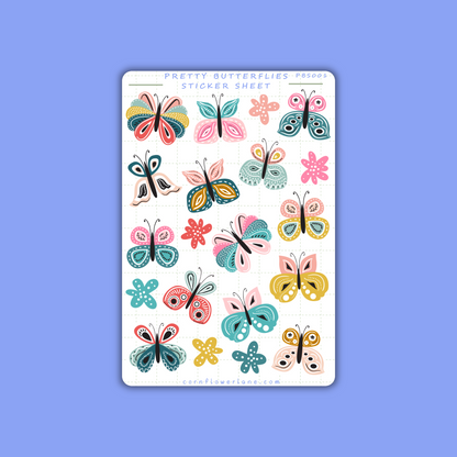 Pretty Butterflies Sticker Set