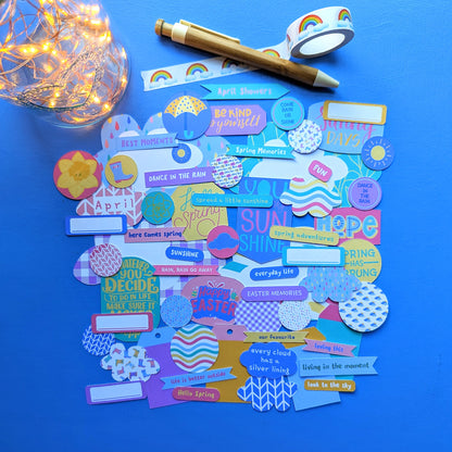 April Showers Die Cut Pack