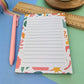 A6 Notepad Floral Cutouts