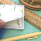 Square Memo pad - Tulips