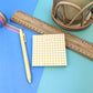 Square Memo pad - Yellow Check