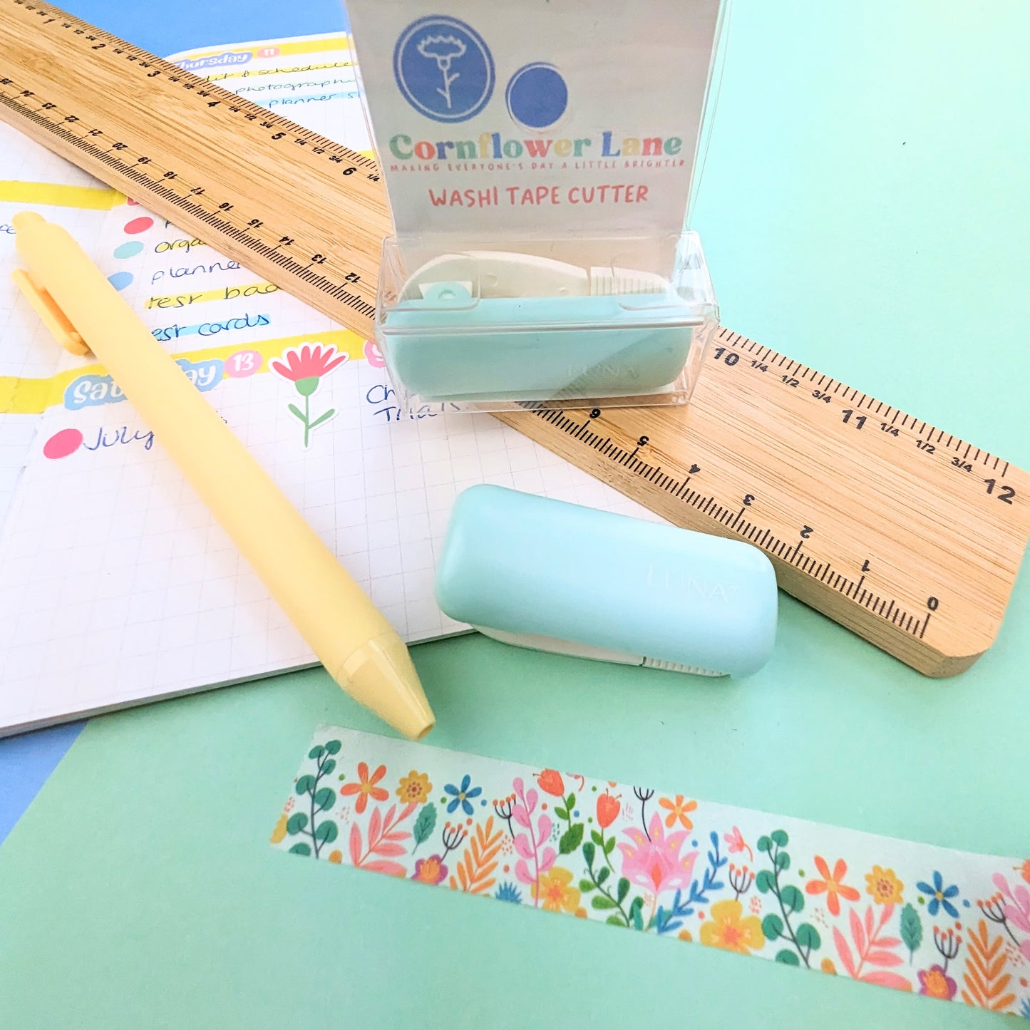 Washi Tape Cutter - Various Colours