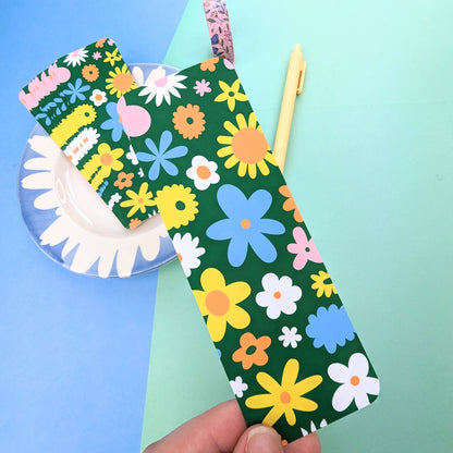 Floral Retro Bookmark