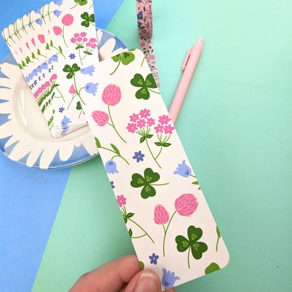 Floral Blooms Bookmark - Clover