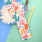 Floral Cutouts Bookmark - Bright