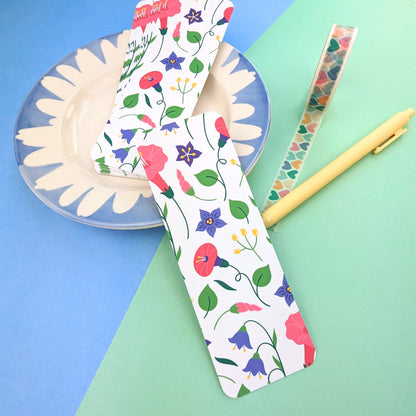 Floral Meadow Bookmark - Convulvulus