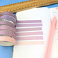 Washi Tape Colour Shades 6 Pack - Various Colours