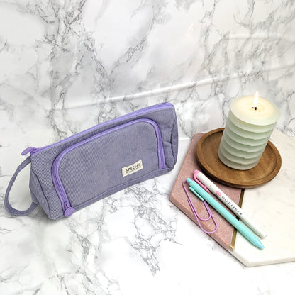 Cord Pencil Case - Various Colours