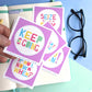 Bright Inspirational Stickers - Purple