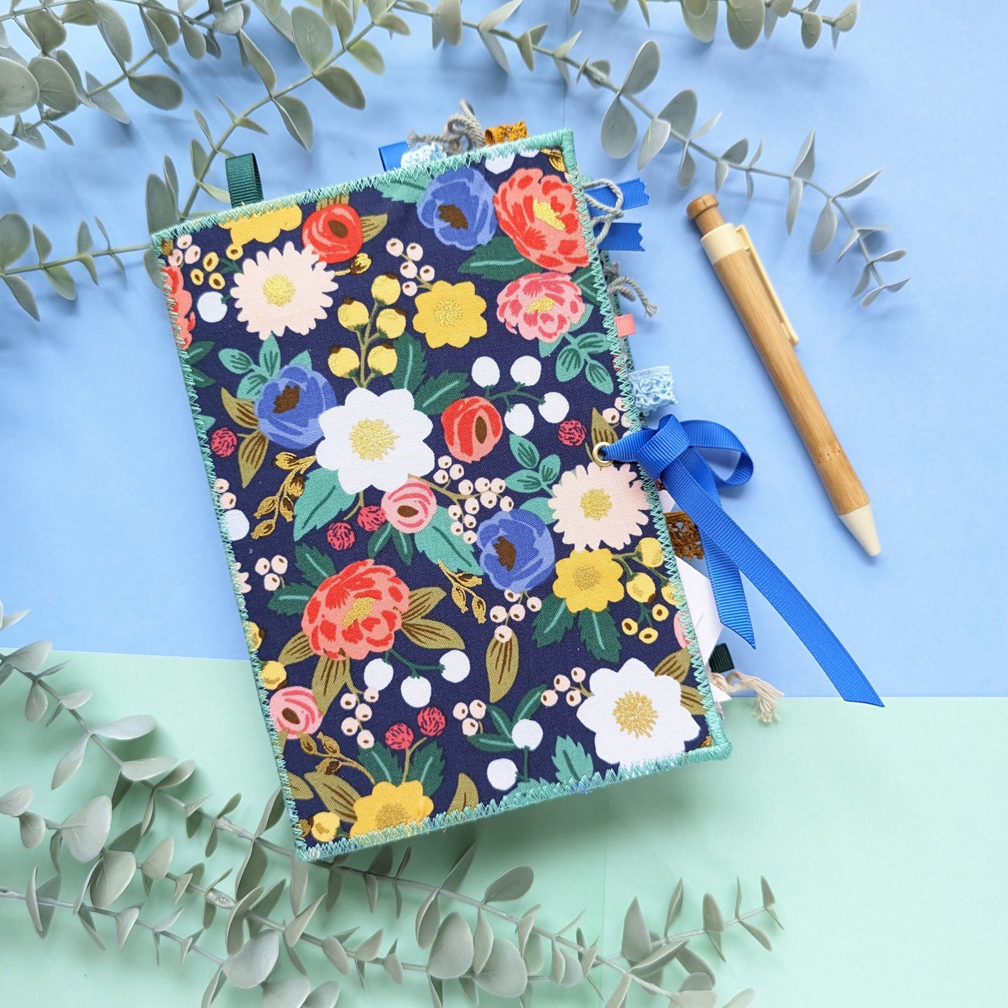 Handmade Rifle Paper Co Fabric Cover Journal