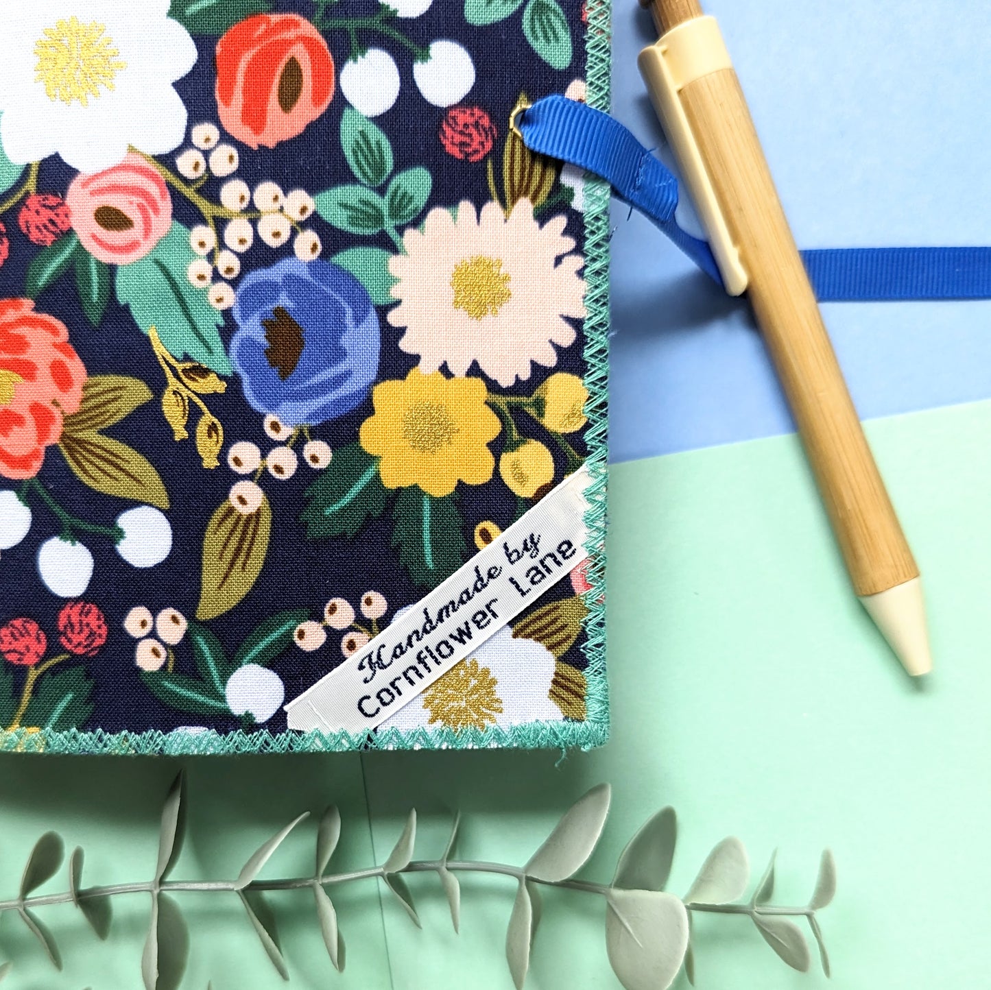 Handmade Rifle Paper Co Fabric Cover Journal