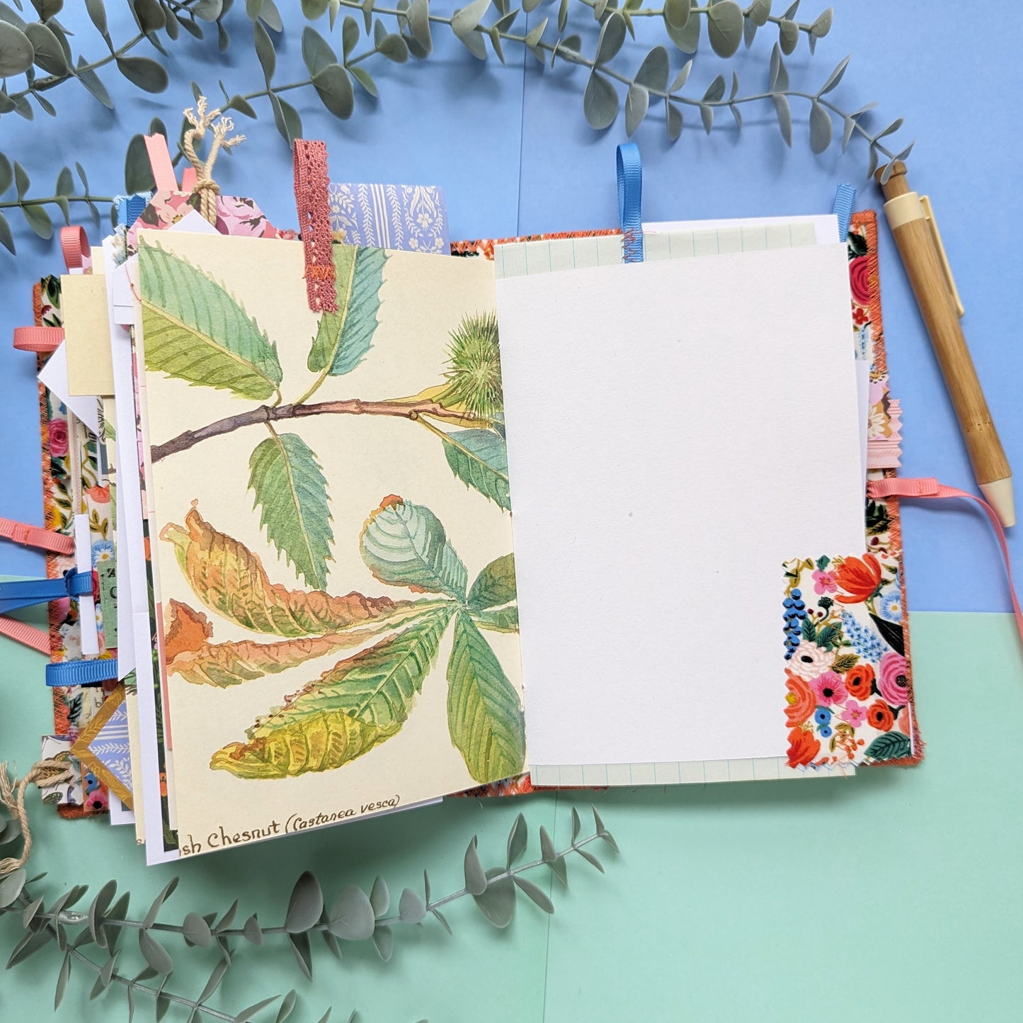 Handmade Rifle Paper Co Fabric Cover Journal