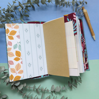 Handmade Soft Cover Journal - Turquoise