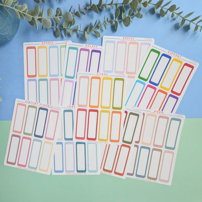 Colour Palette Large Label Stickers