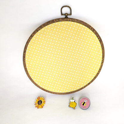 Pin Display Hoop - Polka Dot