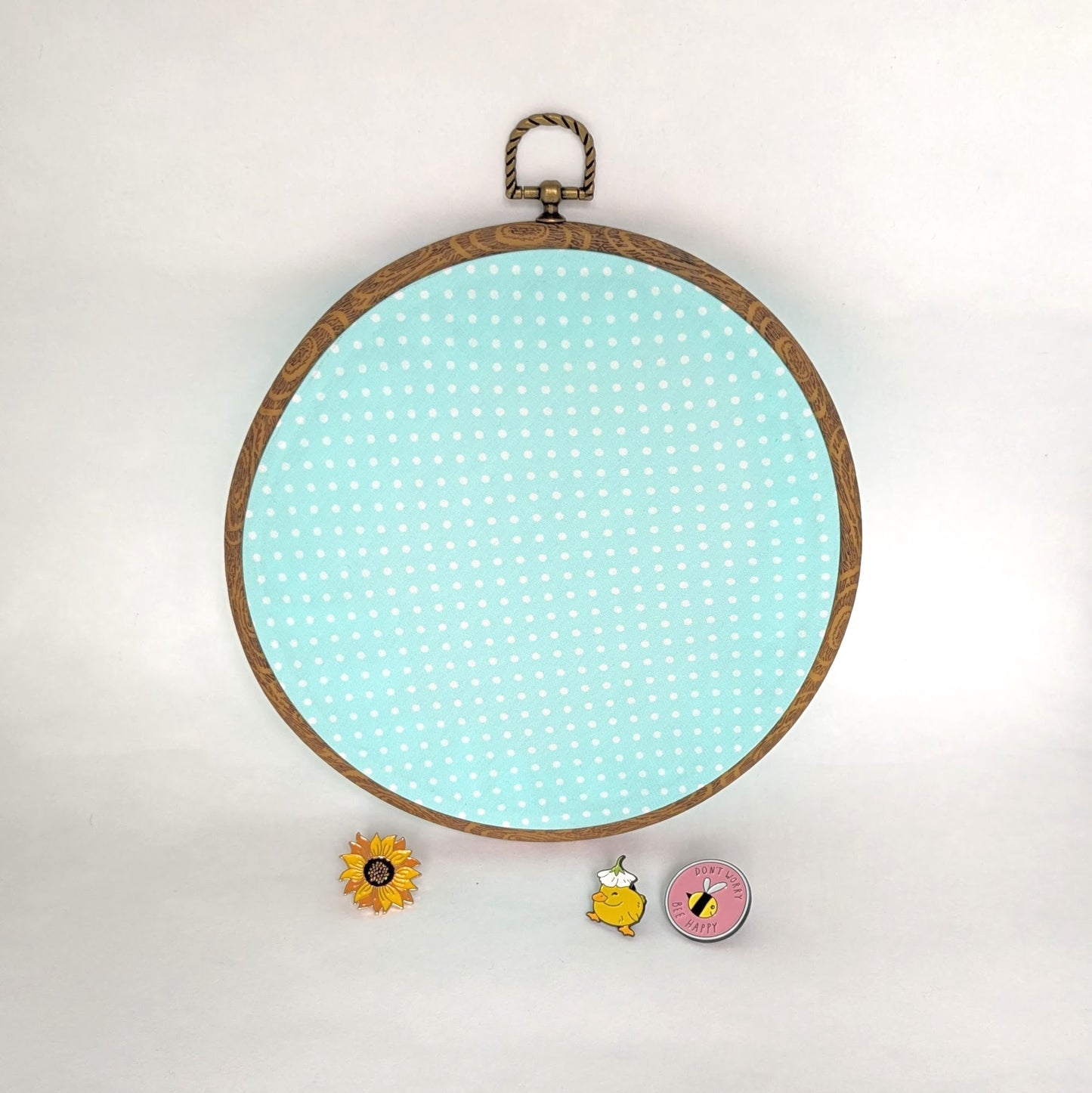 Pin Display Hoop - Polka Dot