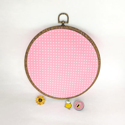 Pin Display Hoop - Polka Dot