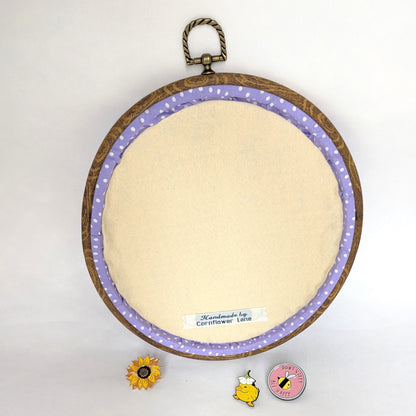 Pin Display Hoop - Polka Dot