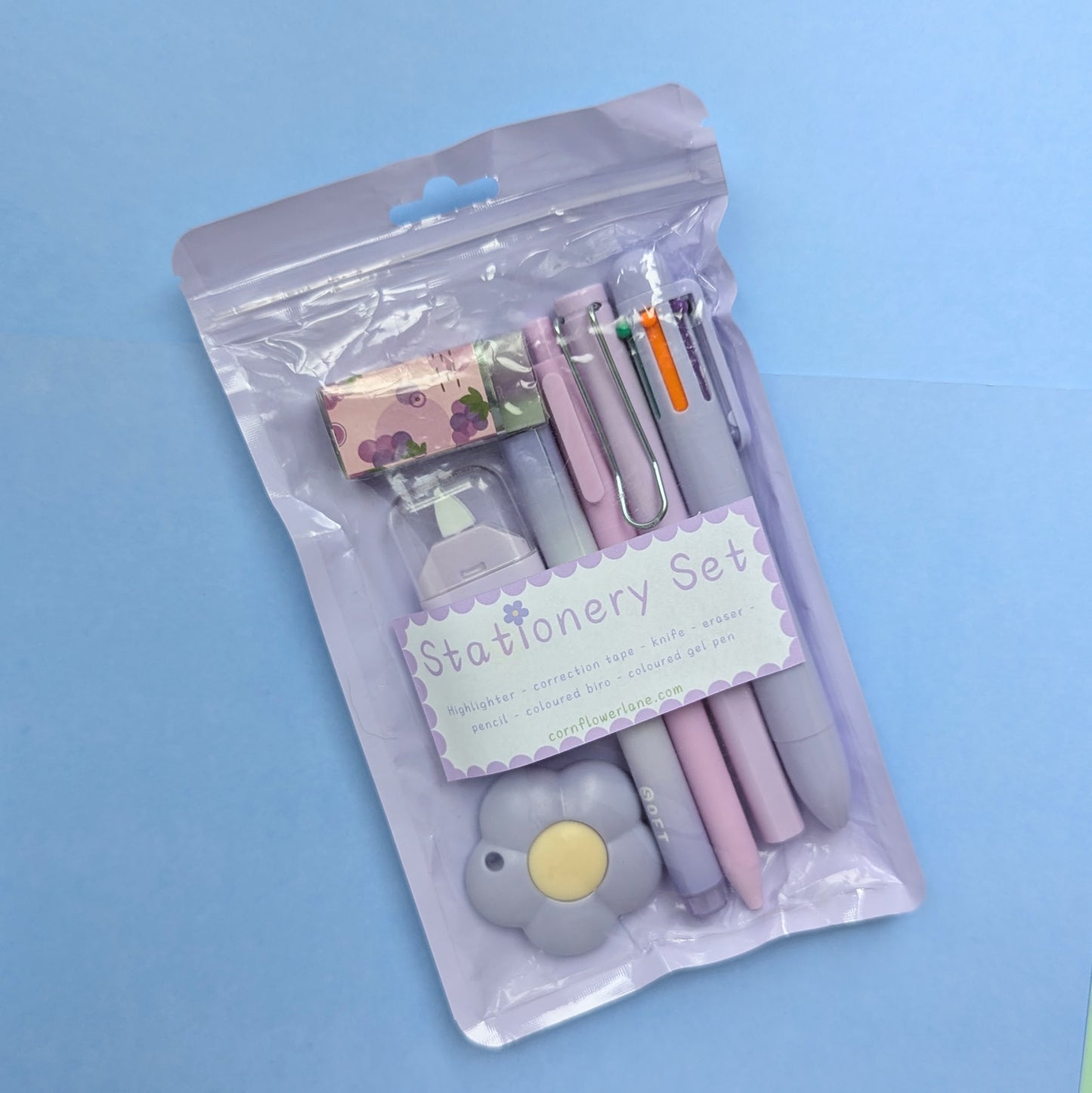 Coloured Stationery Set