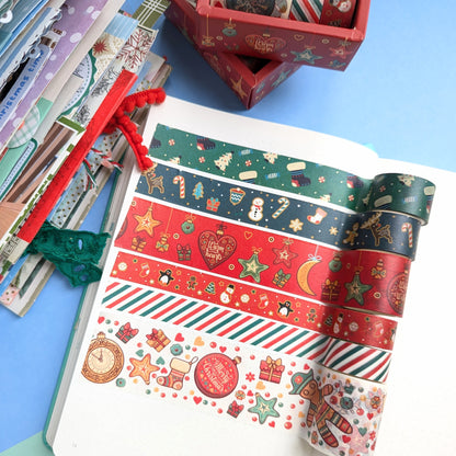 Festive Washi Tape 6 Pack