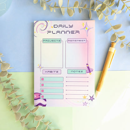 Galaxy Daily Planner Pad A5