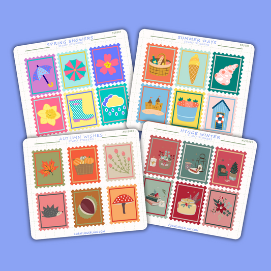 Seasonal Stamp Stickers