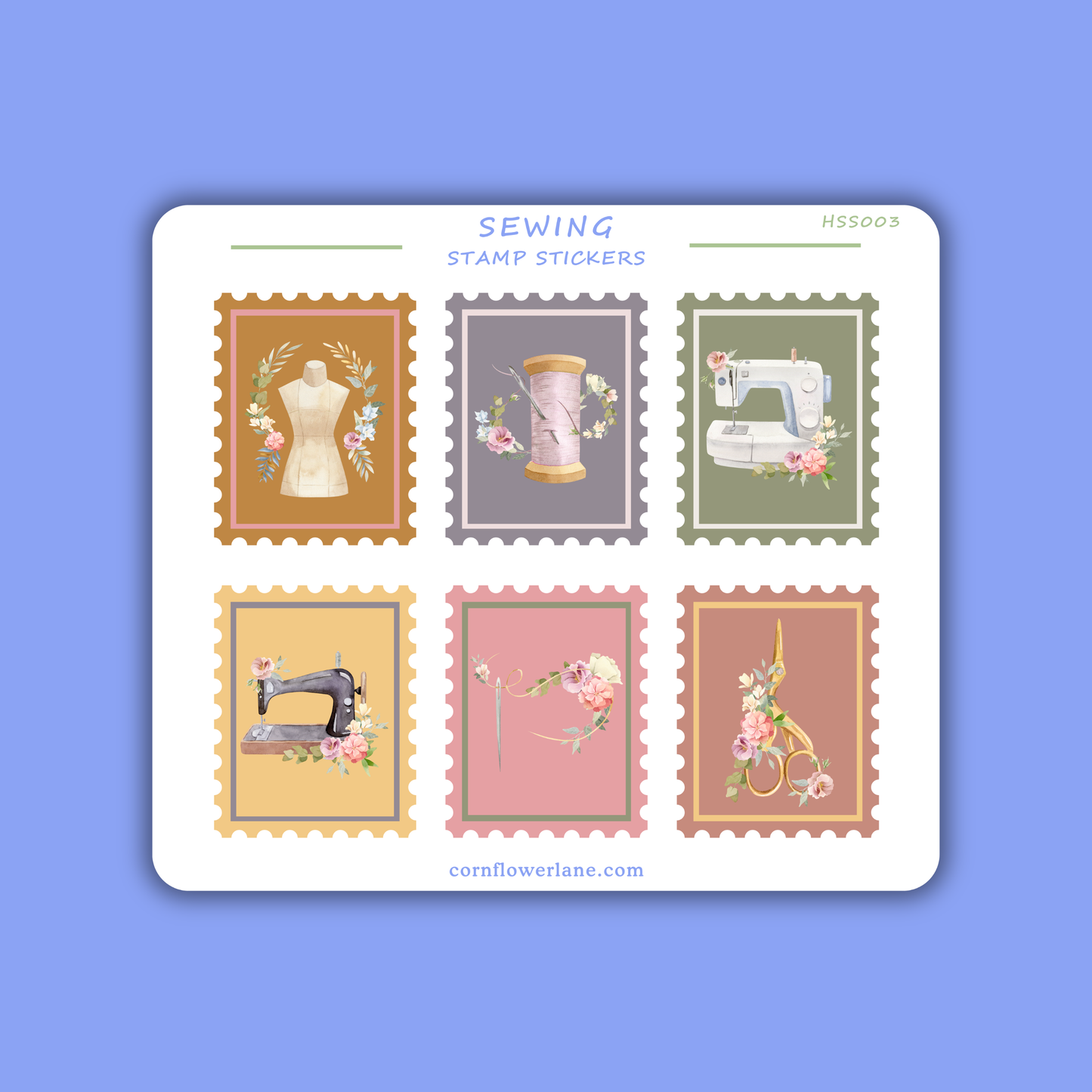 Stamp Stickers - Hobbies Collection