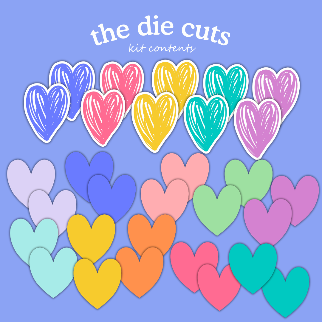 Spring Showers Digital Paper Craft Kit – Papers, Die Cuts & Cards (Digital Download)