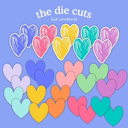 Spring Showers Digital Paper Craft Kit – Papers, Die Cuts & Cards (Digital Download)