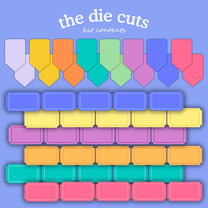 Spring Showers Digital Paper Craft Kit – Papers, Die Cuts & Cards (Digital Download)