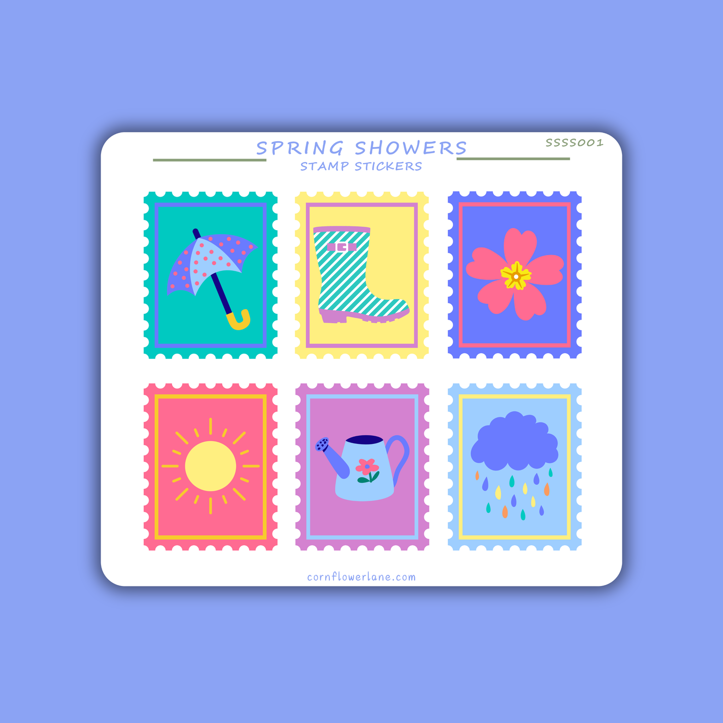 Stamp Stickers - Four Seasons Collection