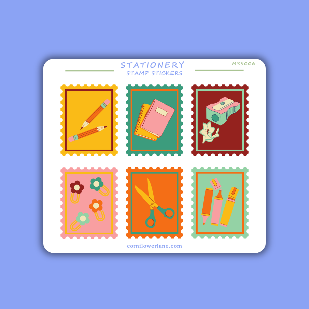 Stamp Stickers - Mixed Collection
