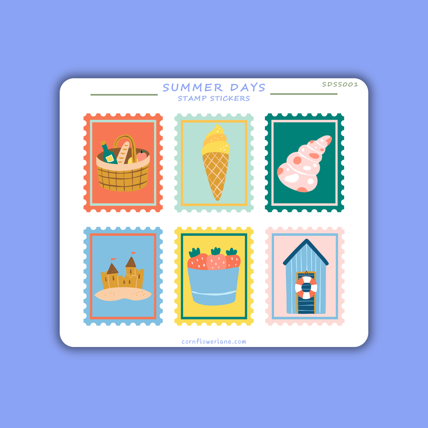 Stamp Stickers - Four Seasons Collection