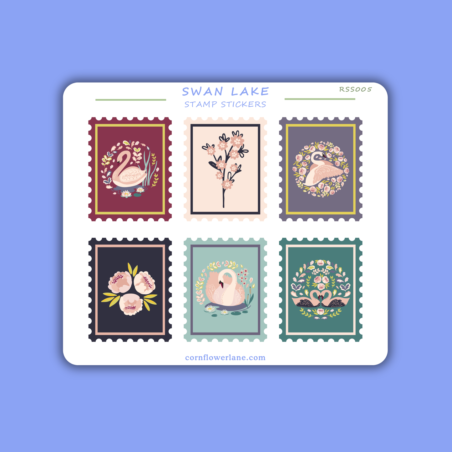 Stamp Stickers - Romance Collection