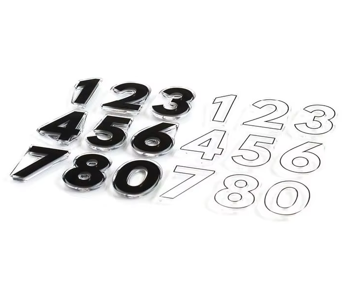 Solid & Outline Numbers Stamp Sets