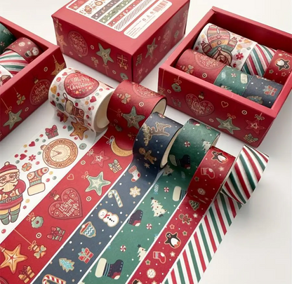 Festive Washi Tape 6 Pack