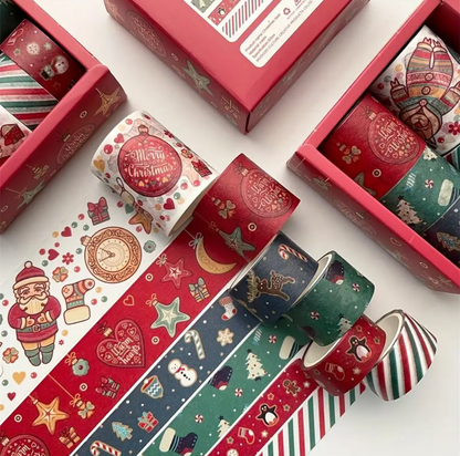 Festive Washi Tape 6 Pack