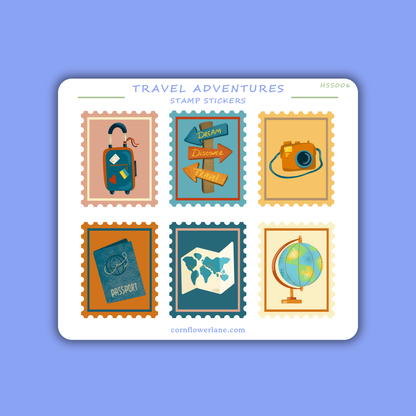 Stamp Stickers - Hobbies Collection