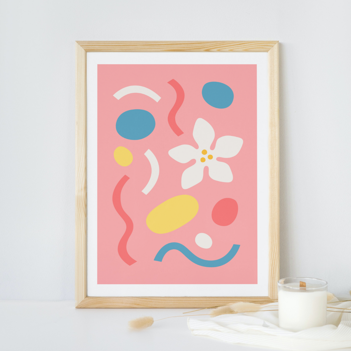 Floral Tea Time Art Print - 2 sizes available