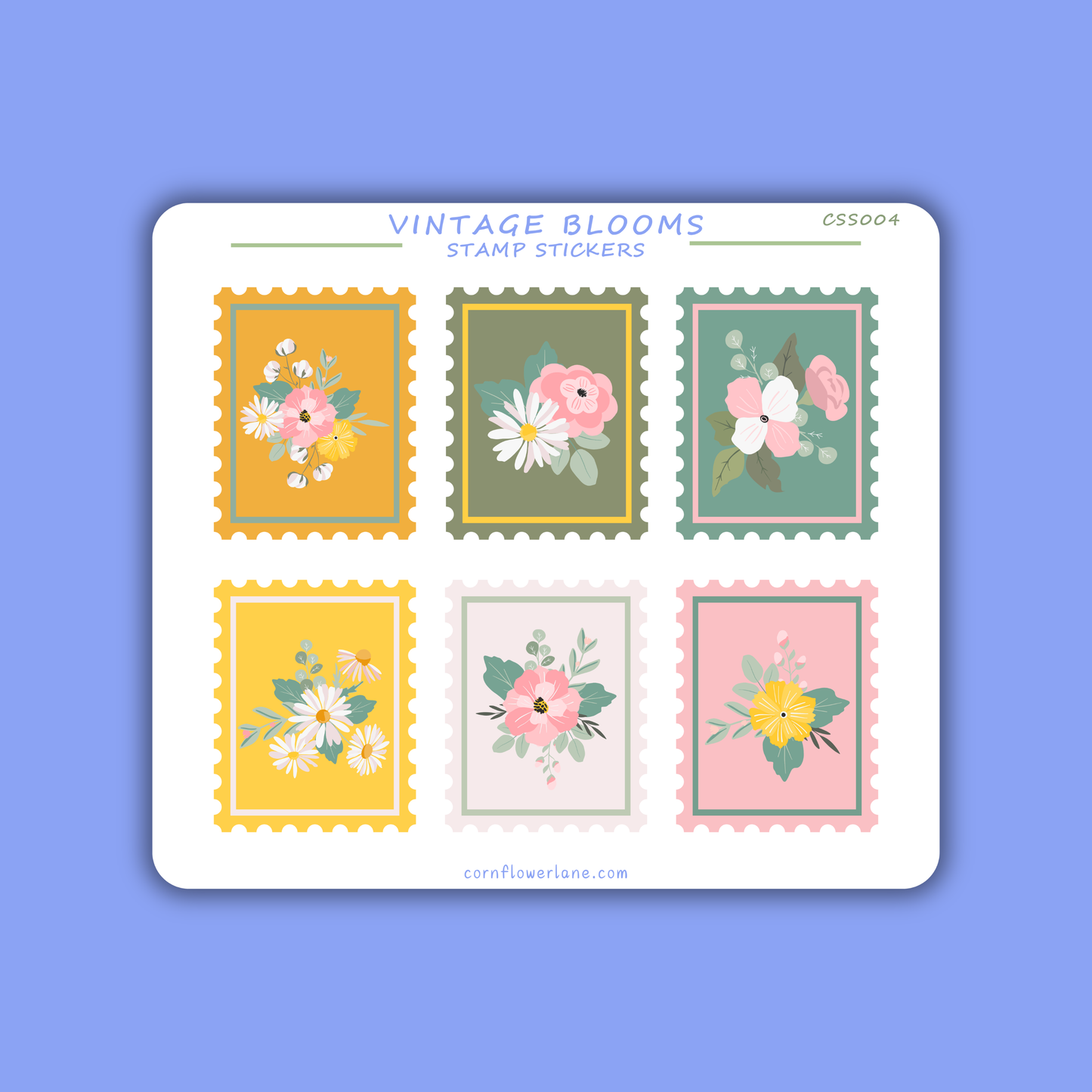 Stamp Stickers - Cottagecore Collection