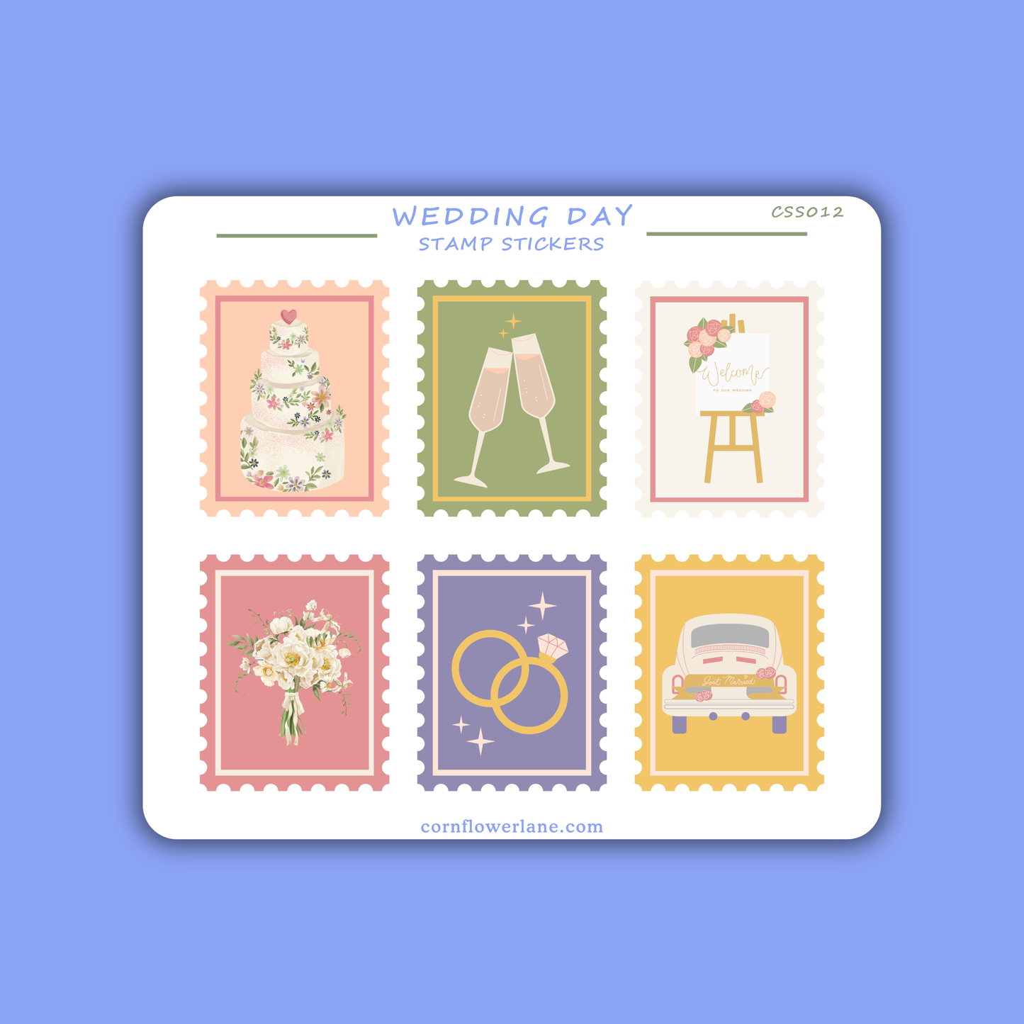 Stamp Stickers - Celebration Collection