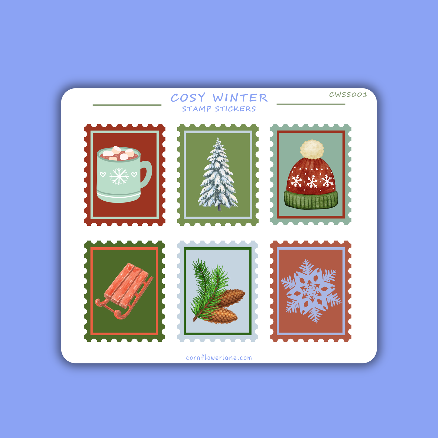 Stamp Stickers - Four Seasons Collection