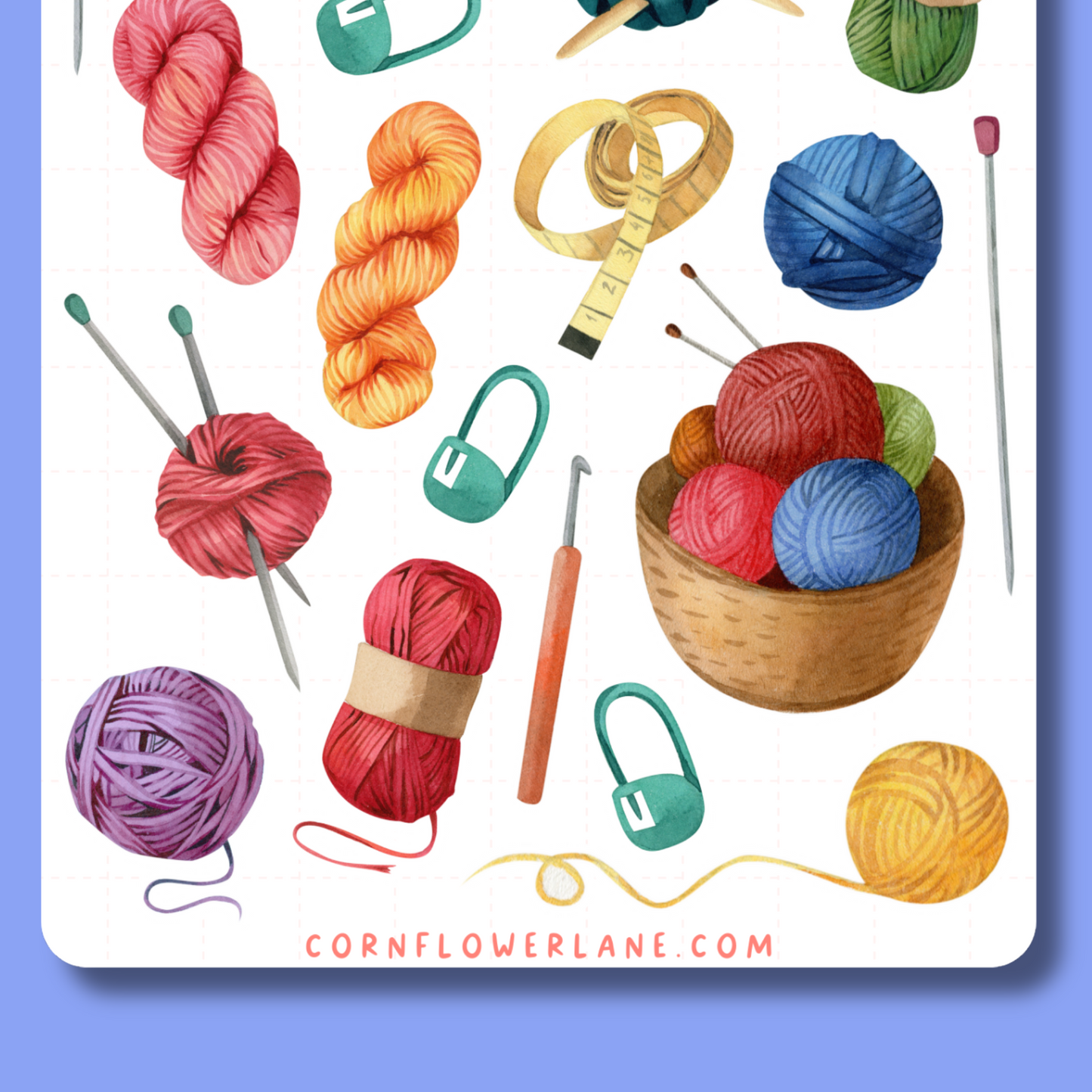 Yarn Love Sticker Set