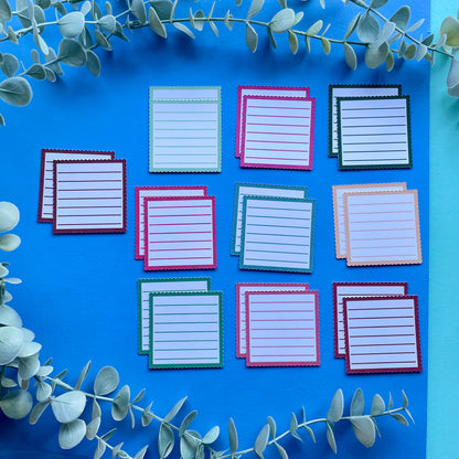 Lined Journaling Square Die Cuts - Christmas
