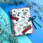 Mickey's Christmas Fabric Cover Handmade Journal
