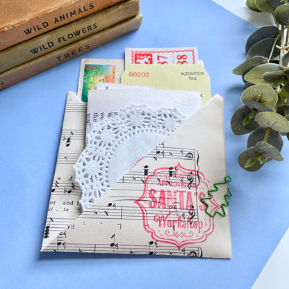 Vintage Christmas Festive Junk Journaling Kit