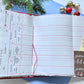 Mickey's Christmas Fabric Cover Handmade Journal