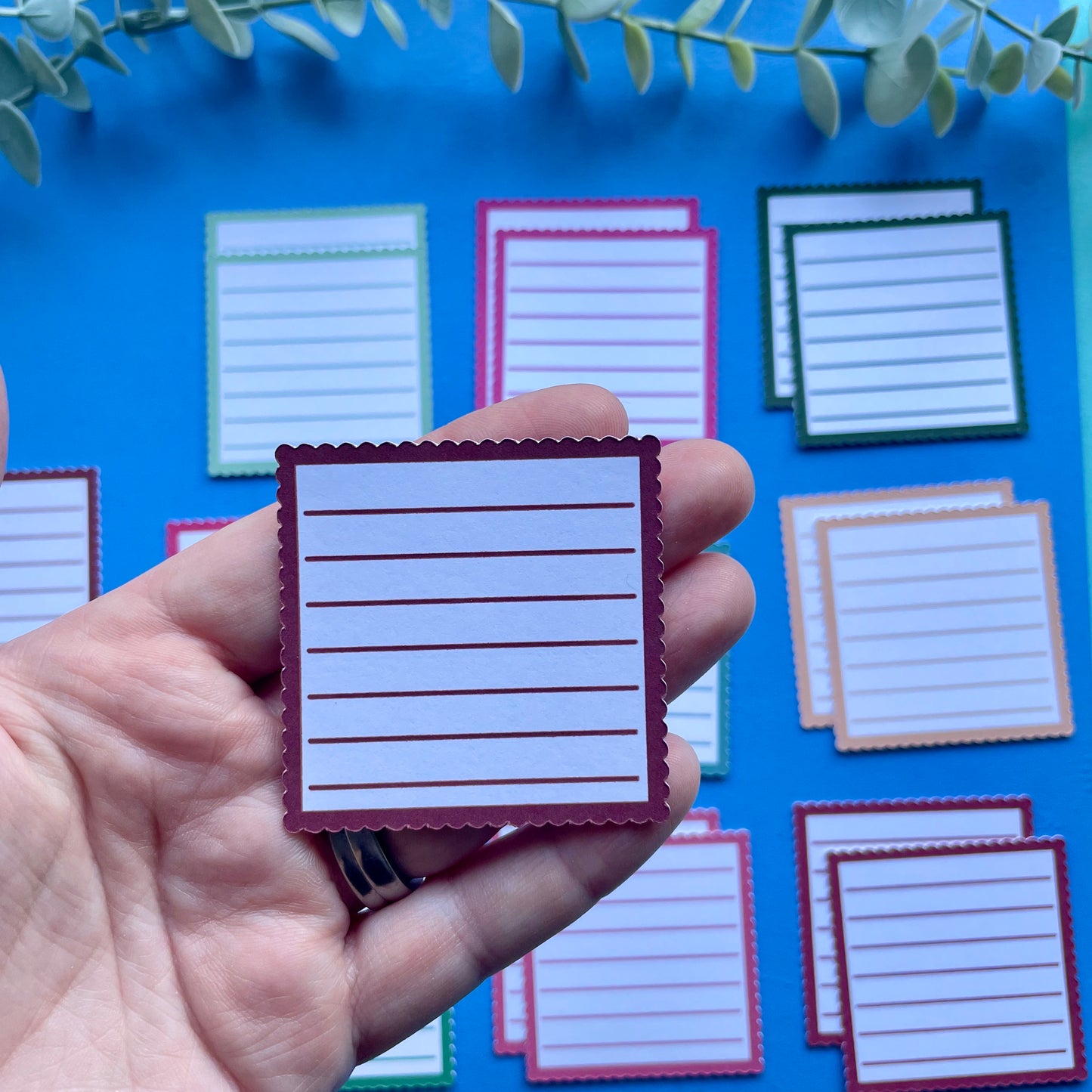 Lined Journaling Square Die Cuts - Christmas