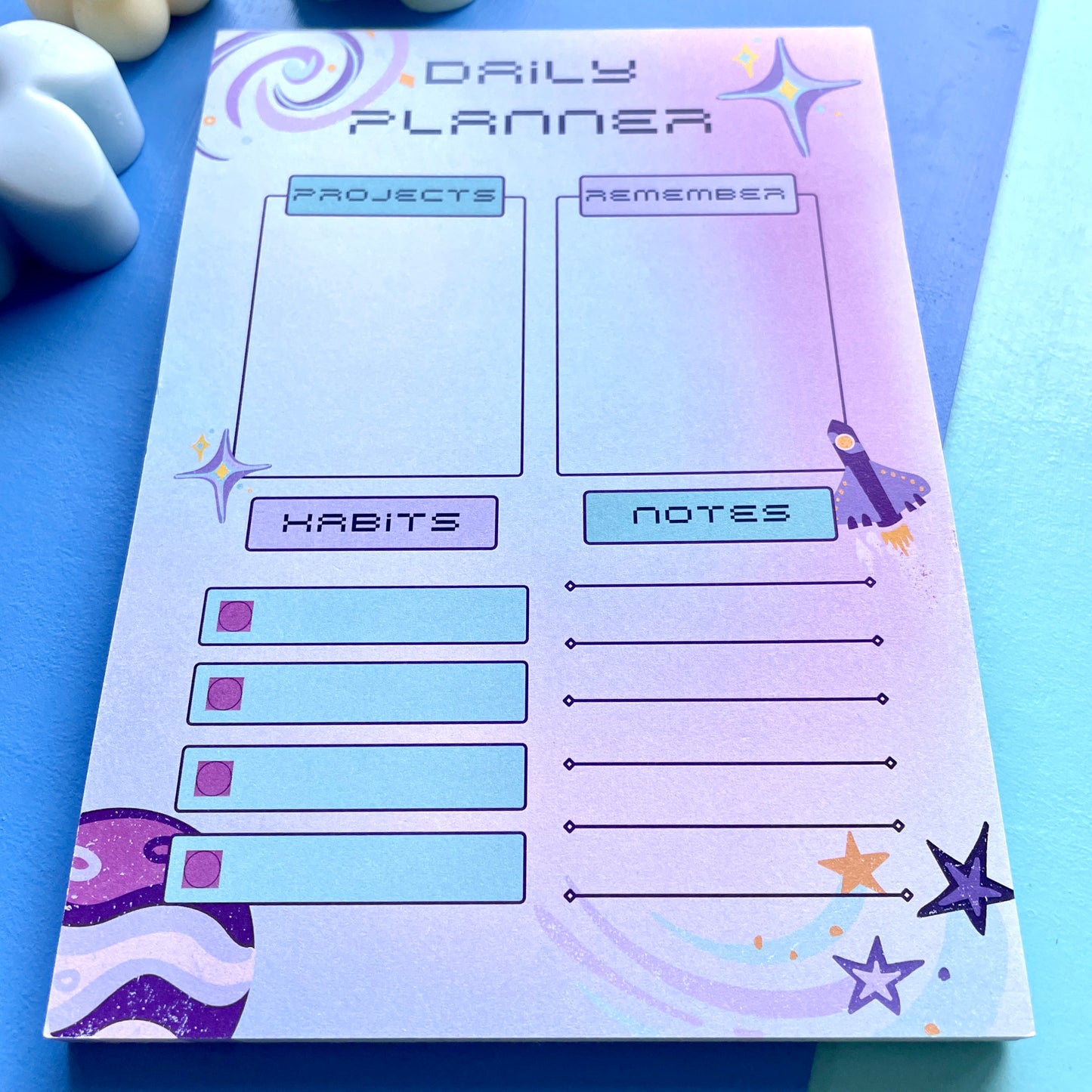 Galaxy Daily A5 Planner Pad